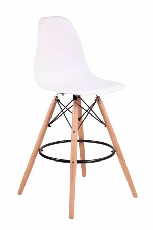 Дизайнерский стул Silva бежевый, основание черный металл Дизайнерский стул Silva бежевый, основание черный металл