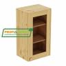 Шкаф навесной 400 х 300 х 720 под стекло, сосна, бесцветный лак