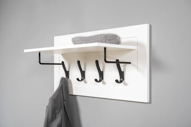 Вешалка Остин 15.12 цвет белый шагрень