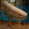 Кресло из искусственного ротанга Papasan Бамбук