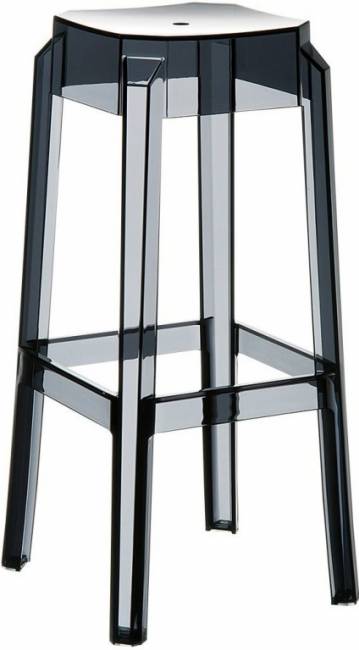 Табурет прозрачный барный Fox 75 черный 360х360х750 мм Табурет прозрачный барный Fox 75 черный 360х360х750 мм