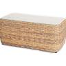 "Кальяри" журнальный столик из искусственного ротанга (гиацинт), цвет соломенный