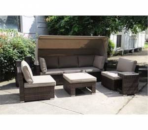 Комплект мебели трансформер Катания AFM-320B Brown (коричневый)