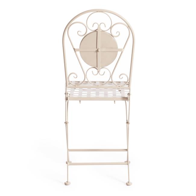 Стул Secret de Maison VICENZA (mod. PL08-7451RV) металл, 36*35*91 см, белый/плитка "калейдоскоп" (Комплект из 2 шт.) белый металл