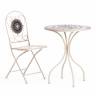 Стул Secret de Maison VICENZA (mod. PL08-7451RV) металл, 36*35*91 см, белый/плитка "калейдоскоп" (Комплект из 2 шт.) белый металл