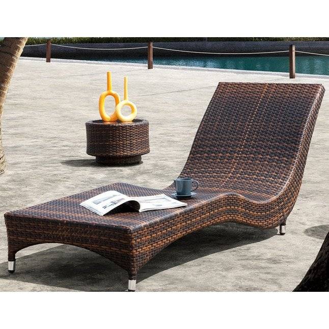 Плетеный шезлонг VALENCIA