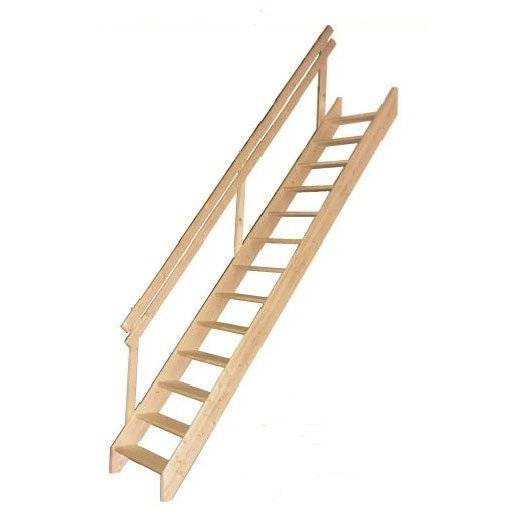 Мансардная лестница из ели М-012у