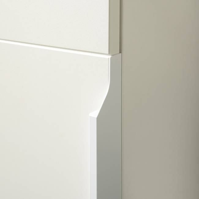 Шкаф для одежды и шкаф-пенал Октава цвет белый шагрень/дуб крафт золотой/зеркало