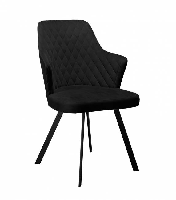 Стул DikLine 345 K21 черный, ножки черные