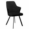 Стул DikLine 345 K21 черный, ножки черные