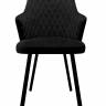 Стул DikLine 345 K21 черный, ножки черные