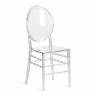 Стул MEDALION (mod. 921) пластик, 39 х 49 х 90,5 см, Transparent (Прозрачный)  (Комплект из 2 шт.) прозрачный пластик