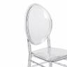 Стул MEDALION (mod. 921) пластик, 39 х 49 х 90,5 см, Transparent (Прозрачный)  (Комплект из 2 шт.) прозрачный пластик