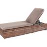 "Рим" шезлонг с подушкой, цвет коричневый "Рим" шезлонг с подушкой, цвет коричневый