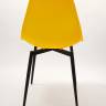 Стул Туссе чёрный /жёлтый