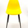 Стул Туссе чёрный /жёлтый
