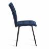 Стул обеденный Bari велюр, 46х55х89, Blue (синий) синий велюр
