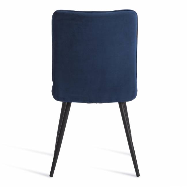 Стул обеденный Bari велюр, 46х55х89, Blue (синий) синий велюр