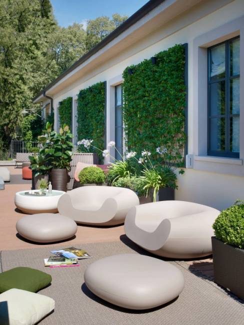 Кресло пластиковое Chubby Standard тортора 1300х1200х560 мм Кресло пластиковое Chubby Standard тортора 1300х1200х560 мм