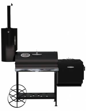 Гриль-Смокер казан XXL, из стали толщиной 4 мм в термостойкой покраске