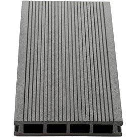 Террасная доска DECKRON (Декрон), 28*153*6000 мм, серый