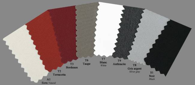 Зонт профессиональный 3х4 м Astro Carbon графит, слоновая кость 3000х4000 мм