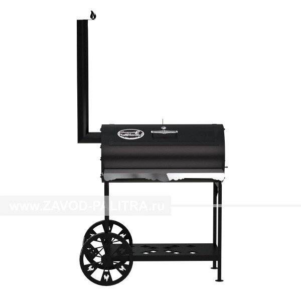 Гриль-Смокер L, из стали толщиной 4 мм в термостойкой покраске