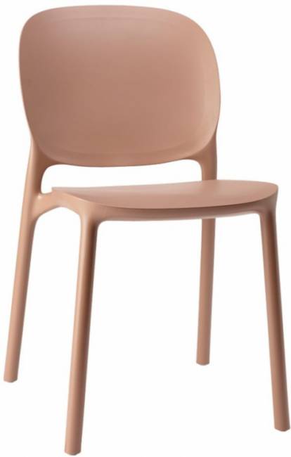 Стул пластиковый Hug Go Green карамельный 470х540х800 мм