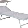 Шезлонг-лежак металлический VIP 2100х1000х470 мм