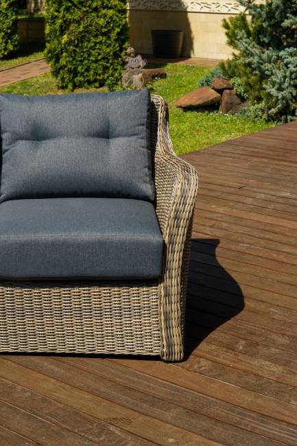 Диван 3-х местный "Венеция", коричневый