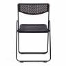 Стул складной FOLDER (mod. 3016) / 1 шт. в упаковке каркас: металл, сиденье/спинка: пластик, 48,5 х 48 х 82,5 см, black (черный) черный каркас: металл, сиденье/спинка: пластик