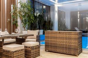 Сундук для хранения KARL 120 c колесиками коричневый