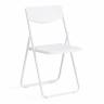 Стул складной FOLDER (mod. 3016) / 1 шт. в упаковке каркас: металл, сиденье/спинка: пластик, 48,5 х 48 х 82,5 см, white (белый) белый каркас: металл, сиденье/спинка: пластик