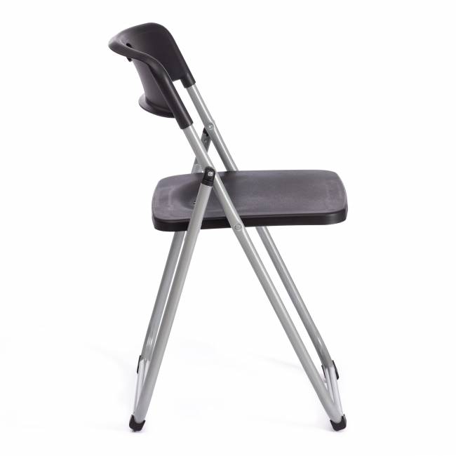 Стул складной FOLDER (mod. 3017H) / 1 шт. в упаковке каркас: металл, сиденье/спинка: пластик, 49 x 46.5 x 73.5 см, black (черный) / grey (серый) черный, серый каркас: металл, сиденье/спинка: пластик