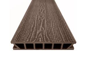 Террасная доска Deckron Woodlike 153*28*6000, коричневый
