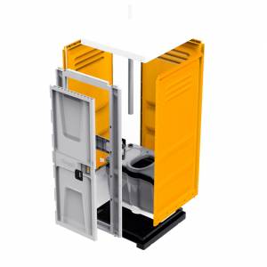 Туалетная кабина TOYPEK CityComfort, оранжевый (разобранная) Туалетная кабина TOYPEK CityComfort, оранжевый (разобранная)