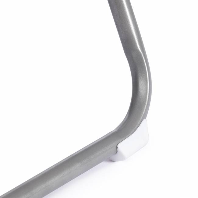 Стул складной FOLDER (mod. 3017H) / 1 шт. в упаковке каркас: металл, сиденье/спинка: пластик, 49 x 46.5 x 73.5 см, white (белый) / grey (серый) белый, серый каркас: металл, сиденье/спинка: пластик