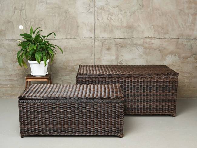 Набор из 2-х сундуков "KARL (140 и 120)", темно-коричневый