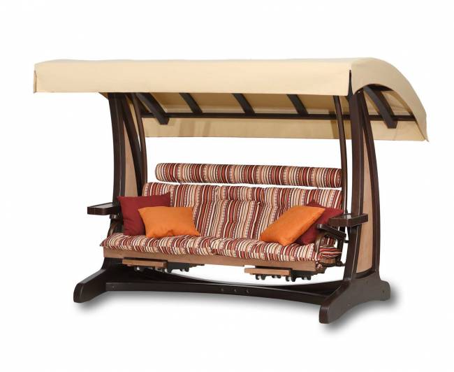 Качели садовые "Валенсия III" Премиум (лиственница)