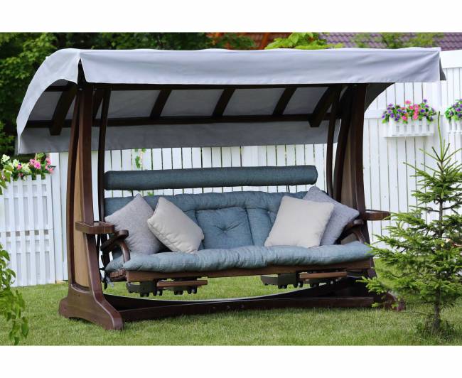 Качели садовые "Валенсия III" Премиум (лиственница)