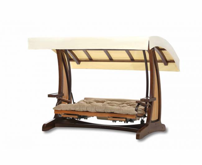 Качели садовые "Валенсия III" Премиум (лиственница)