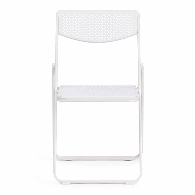 Стул складной FOLDER (mod. 3016) каркас: металл, сиденье/спинка: пластик, 48,5 х 48 х 82,5 см, white (белый) (Комплект из 6 шт.) белый каркас: металл, сиденье/спинка: пластик