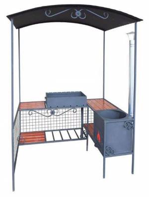 Мангал с печкой дачный ММ-20 Мангал с печкой дачный ММ-20