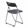 Стул складной FOLDER (mod. 3017H) каркас: металл, сиденье/спинка: пластик, 49 x 46.5 x 73.5 см, black (черный) / grey (серый) (Комплект из 6 шт.) черный, серый каркас: металл, сиденье/спинка: пластик