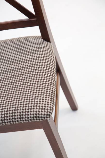 Стул Ингольф ПМ орех/гусиная лапка бежевый