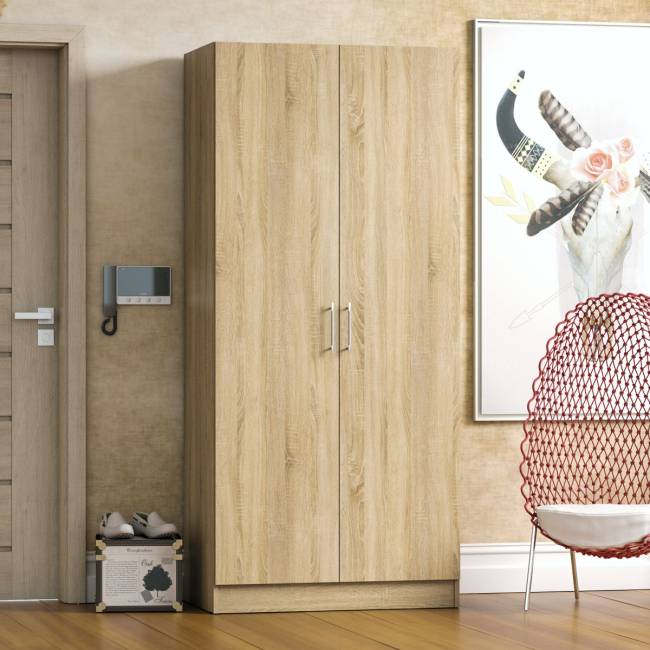 Шкаф 2-х створчатый Стандарт цвет дуб сонома