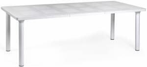 Стол пластиковый раздвижной Libeccio белый 1600-2200х740х1000 мм