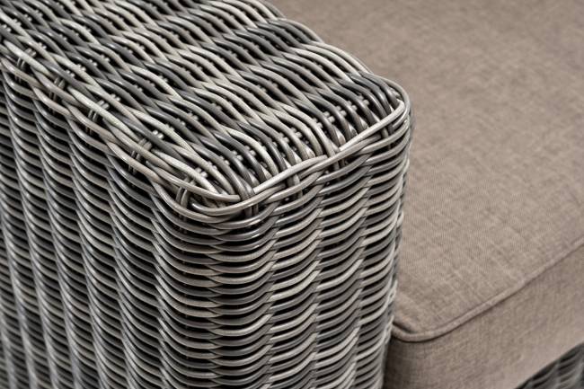 "Боно" кресло из искусственного ротанга, цвет графит