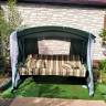 Качели садовые "Империя" 4-х местн. (Зеленые) Качели садовые "Империя" 4-х местн. (Зеленые)