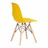 Стул CINDY (EAMES) (mod. 1801) / 1 шт. в упаковке дерево бук/металл/сиденье пластик, 45x51x82 см, Yellow (Желтый) желтый дерево бук/металл/сиденье пластик